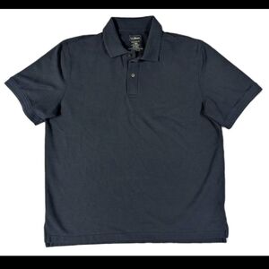 LL Bean Traditional Fit Polo Men's Size Large Regular Navy